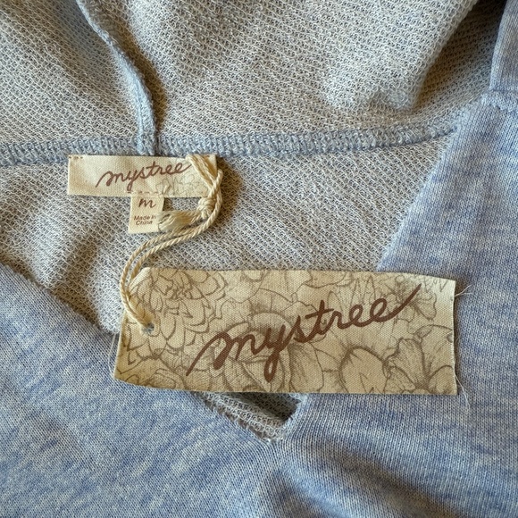 MYSTREE HOODIE PREPPY SCHOOL CASUAL MINIMALIST NORMCORE STREETWEAR SOFT NWT M - Picture 8 of 10